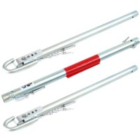 AMIO FÉM VONTATÓ RÚD 3T  3 SZEGMENS RUGÓVAL 205CM, TUV, CE