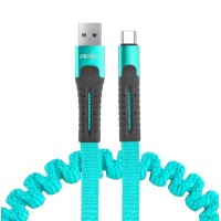 AMIO TÖLTŐKÁBEL USB+USB-C 120CMTELEFONTARTÓK ÉS KÁBELEK