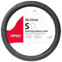 AMIO KORMÁNY VÉDŐ PERFORÁLT TERMÉSZETES BŐR S 35-37CM