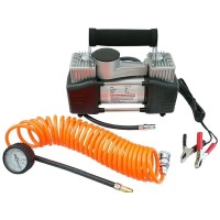 CAR COMMERCE FÉM AUTÓS KOMPRESSZOR SZETT KÉT HENGERES 12VKOMPRESSZOR