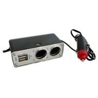 CAR COMMERCE SZIVARGYUJTÓ ELOSZTÓ + 2X USBSZIVARGYÚJTÓ ELOSZTÓK