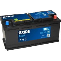 Exide Excell 110Ah 820A jobb+ (EB1100)88 - 110 AH