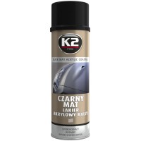 K2 MATT FEKETE AKRILFESTÉK 500ml - www.parts-zone.hu