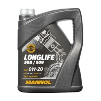MANNOL 7722 LONGLIFE 508/509 MOTOROLAJ SAE 0W-20 SZINTETIKUS 5L