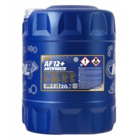 MANNOL 4112-20 - AF12+ LONGLIFE ANTIFREEZE FAGYÁLLÓ KONCENTRÁTUM, PIROS, 20LIT.PIROS