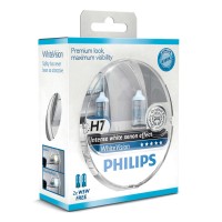 Philips White Vision H7 + W5W 12V DUOHALOGÉN IZZÓ