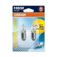H6W 12V 6W BAX95   Duo Bliszter