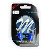 Blister 2x LED L010 - W5W Round BlueLED IZZÓ