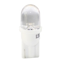 LED L010W - W5W, 1x flux, round, white