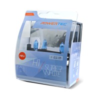 IZZÓKÉSZLET H1 SUPER WHITE DUOPACKPOWERTEC IZZÓ SZETT