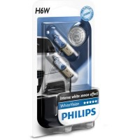 IZZÓ 12V  6W  H6W WHITE VISION BAX9S DUOHALOGÉN IZZÓ