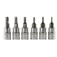 1/4 TORX T8-T30 6 DARABOS TORX KULCS KÉS
