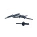 Plastic rivet 5 mm x 15.8 mm, 10 pcs - www.parts-zone.hu