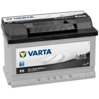 VARTA E9 Black Dynamic 70Ah 640A Jobb+ alacsony (5701440643122) 