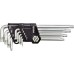 VOREL TORX BIZTONSÁGI KULCS 9 DARAB. T10-T50 CR-VTORX KULCSOK