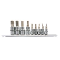 Bithegy dugófejjel Imbusz 9 r. (1/4  col L=37mm H2-H6, 3/8 col L=48mm H7-H12)  YATO