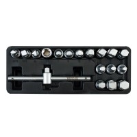 Olajleeresztő kulcskészlet 18 részes 3/8 col YATO