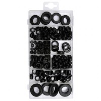 Kábelátvezető gumigyűrű készlet 180 részes YATO - www.parts-zone.hu Kábelátvezető gumigyűrű készlet 180 részes YATO