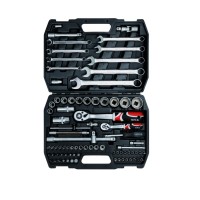 Yato dugókulcs készlet, 1/2", 1/4", 82 darabos, CrV