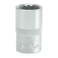 Dugókulcs 16 mm/1/2 col, 12 szögletű YATO