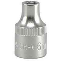 YATO Kulcsfej, 6mm, 3/8", króm-vanádium