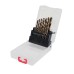 Csigafúró készlet 19 részes HSS Co 1-10 mm YATO