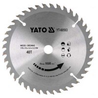 Yato körfűrész korong, 170X16mm, 40fog,  fához