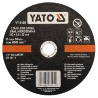 Yato Flexkorong, vágókorong, fémhez Inox 180x1,5x22mm 