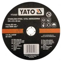 Vágókorong fémre 230x2x22 INOX YATO