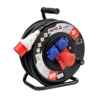 Ipari kábeldob 400V 25m 5x2,5mm2 YATO