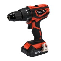 Akkus ütvefúró-csavarozó 18 V Li-ion (1 x 2,0 Ah akku + töltő, japán motorral) YATO