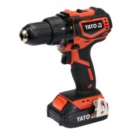 Akkus fúrócsavarozó 18 V Li-ion szénkefe nélküli (1 x 2,0 Ah akku  + töltő) YATO