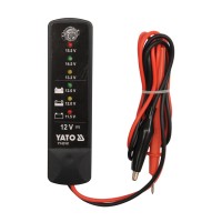 Akkuteszter 12V CCA 150-1400 Ah YATO