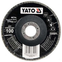 Yato Lamellás csiszolókorong, P80, 125x22,2mm